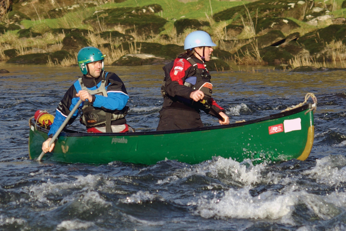 White water canoeing in Lake District